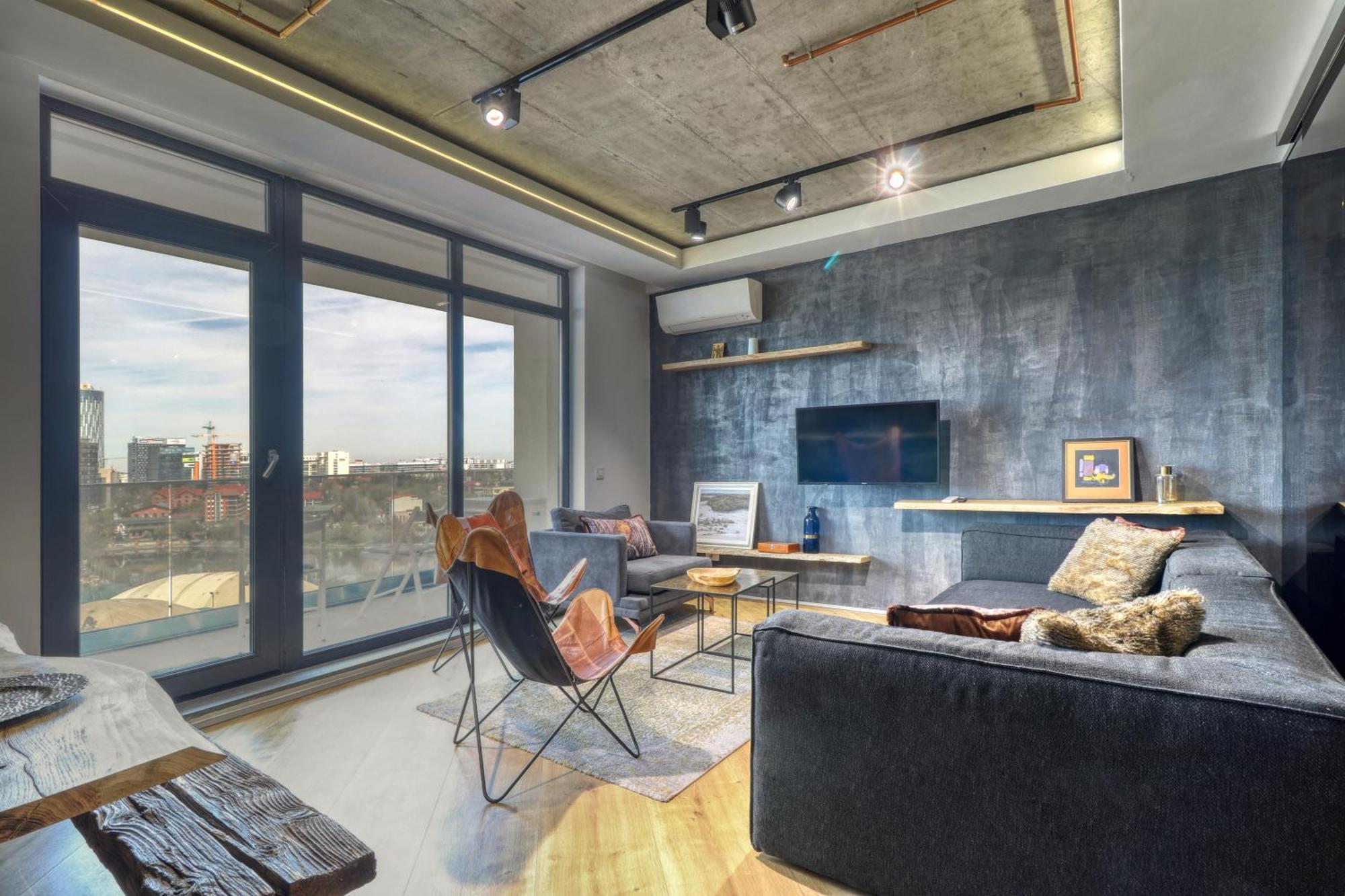 Penthouse Floreasca Бухарест Экстерьер фото