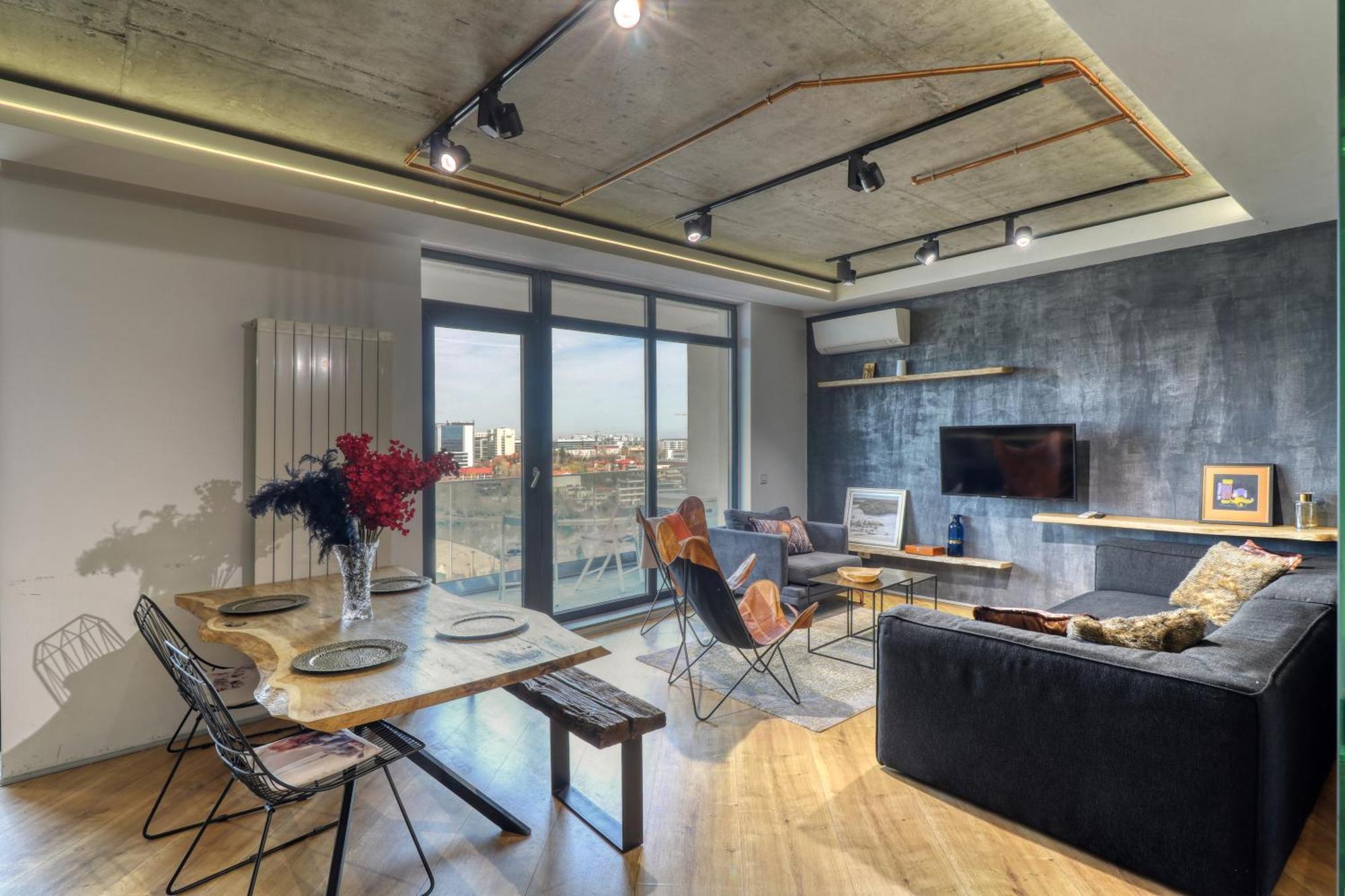 Penthouse Floreasca Бухарест Экстерьер фото