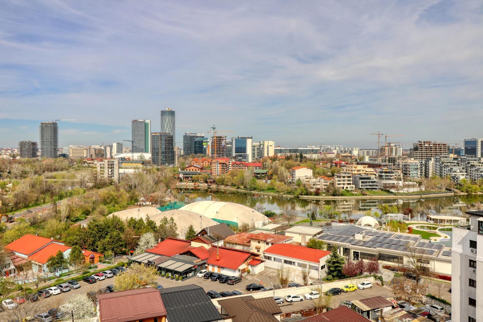 Penthouse Floreasca Бухарест Экстерьер фото