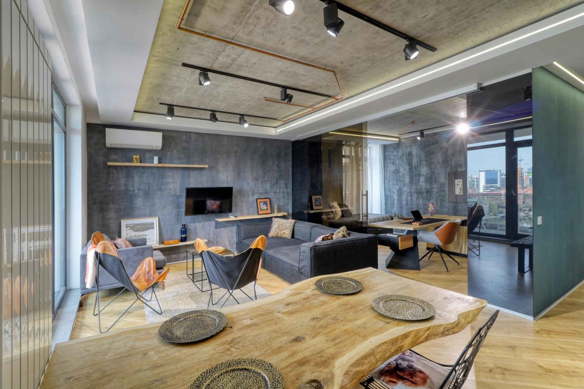 Penthouse Floreasca Бухарест Экстерьер фото