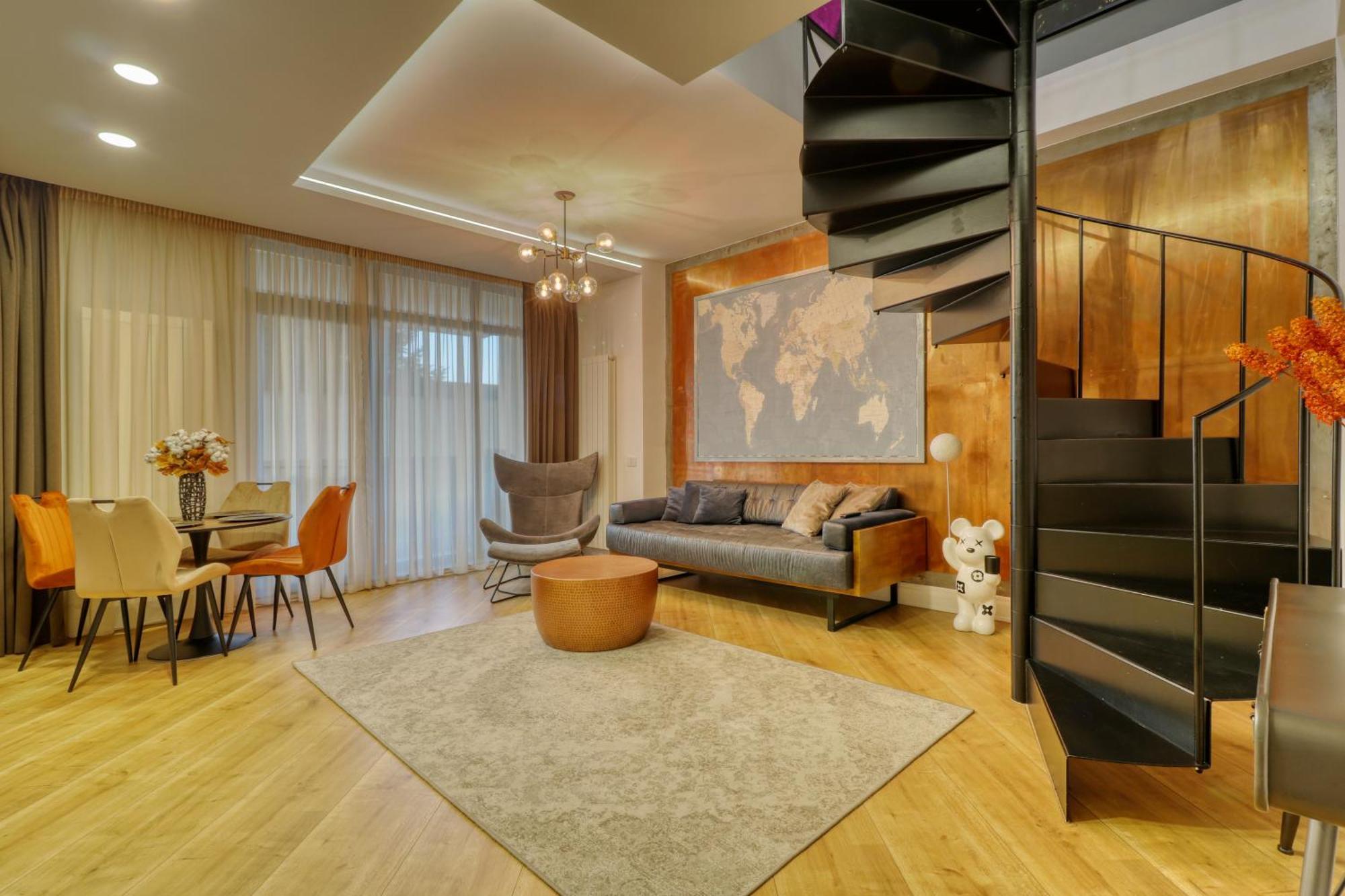 Penthouse Floreasca Бухарест Экстерьер фото